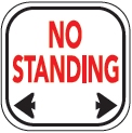 image of a no standing sign