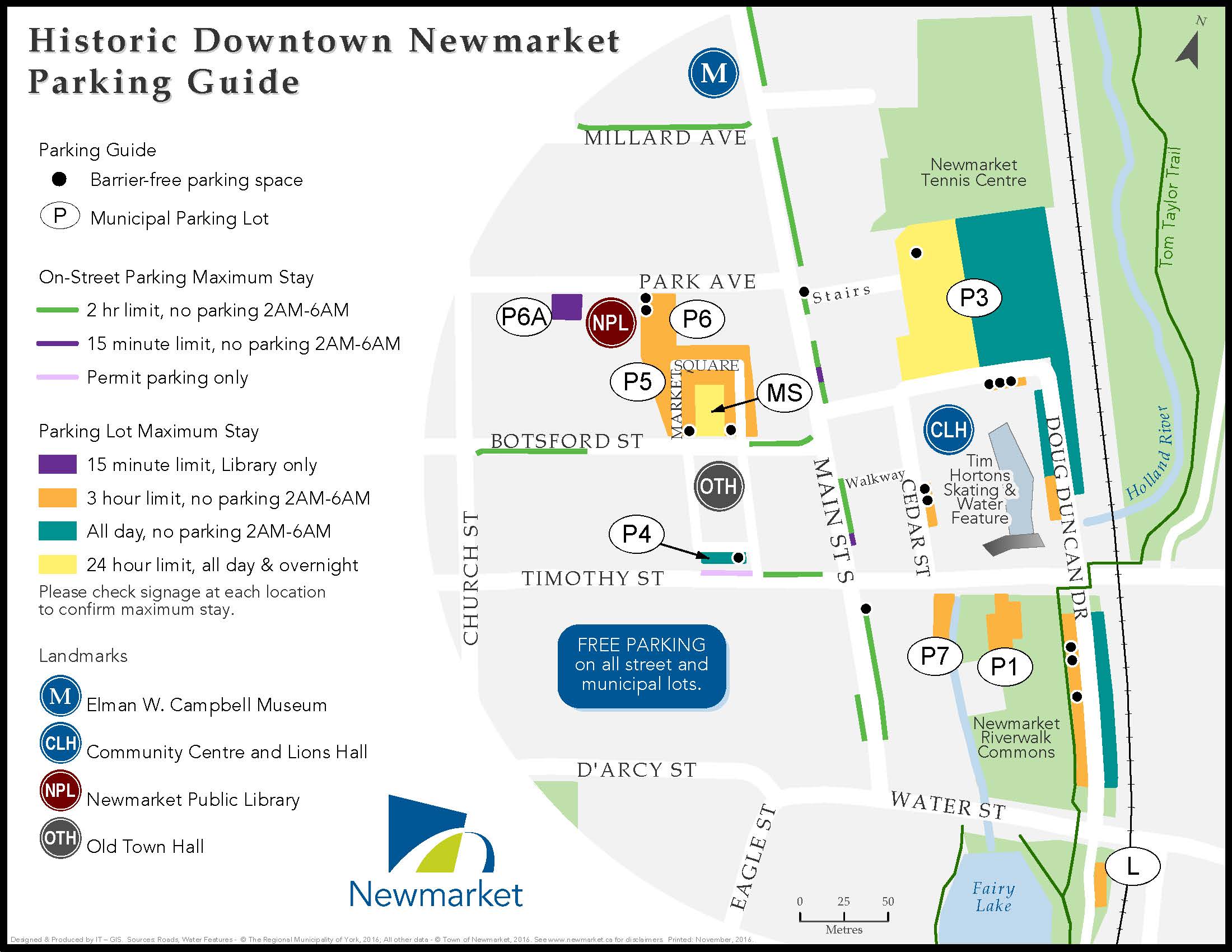 historic downtown newmarket parking guide